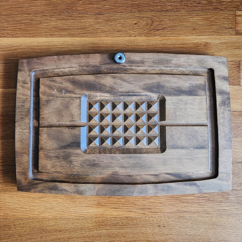 Mid-Century Modern Meat Carving Board